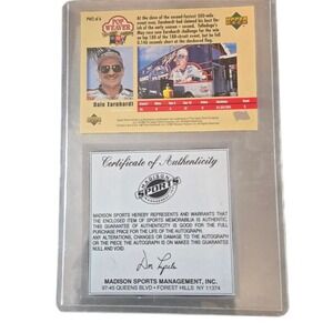Dale Earnhardt Sr 1998 Upper Deck Pop‎ Weaver Gourmet Popcorn #PW2 Card